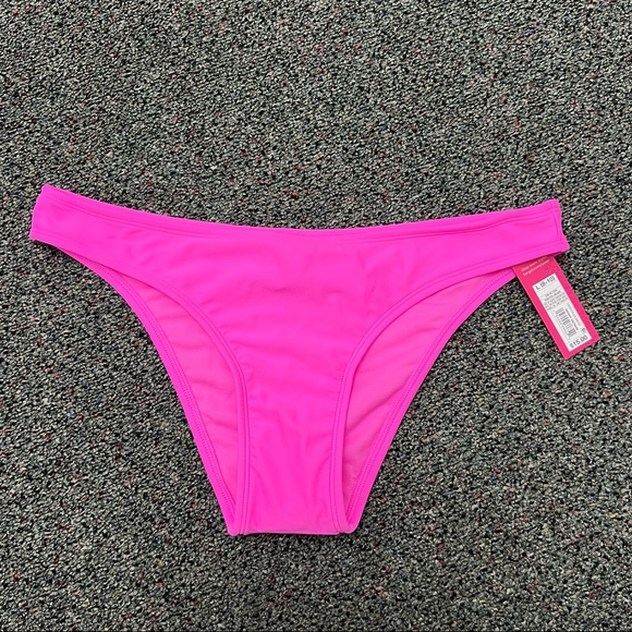 TARGET XHILARATION Pink Bikini Swim Bottoms Low-Rise Extra-Cheeky Lightweight L - Picture 12 of 16
